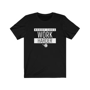 Open image in slideshow, &quot;Advisory&quot; Work Harder T-Shirt
