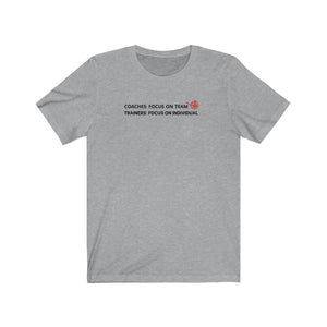 Open image in slideshow, Coaches vs. Trainers T-Shirt
